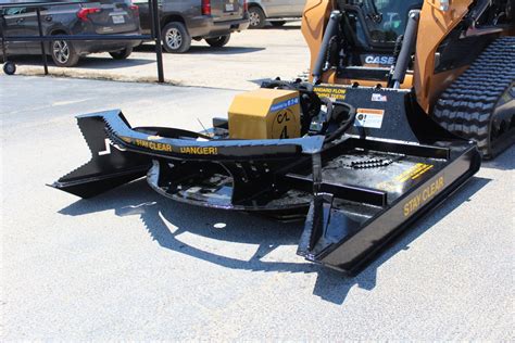 rotary cutter on skid steer|brush cutter attachment for skid steer.